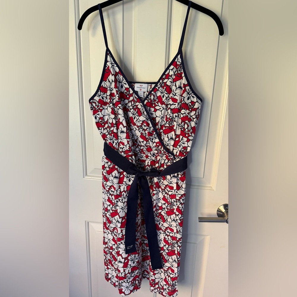 Vineyard Vines Target / Hibiscus Whale Wrap Dress / Size S